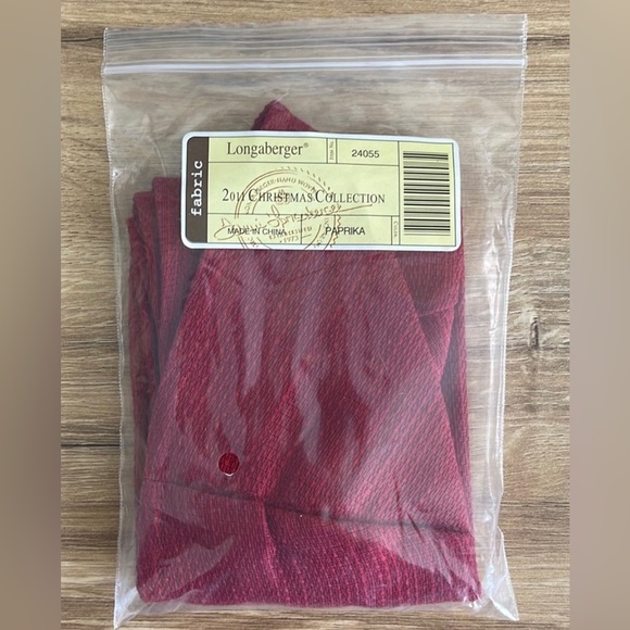 Longaberger Accents Longaberger 21 Christmas Collection Paprika